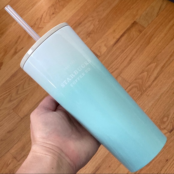 Starbucks Accessories - STARBUCKS Korea Pale Blue Gradient Tumbler Cup